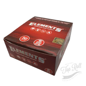 Elements Red King Size Slim - Box of 50